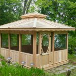 Gazebo bois de cedre quebec16