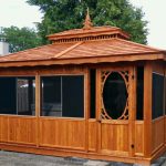 Gazebo bois de cedre quebec17