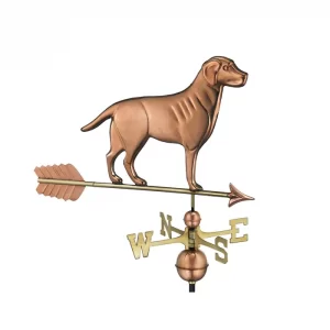 Girouette en cuivre 3D modèle de Labrador retriever